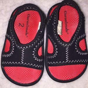 Baby Garanimals, size 2 black sandals